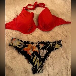 H&M top (L) & Hollister Bottoms (S) Swimsuit